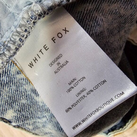 EUC LIKE NEW WHITEFOX LIGHT WASH HIGH RISE MOM JEANS SIZE XL - Picture 13 of 16